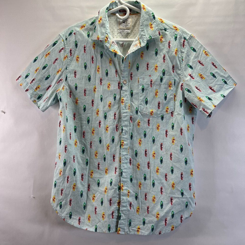 JUNIOR Boy's Button Down Shirt Size Large